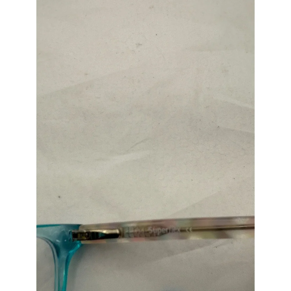 Superflex Kids Eyeglasses Turquoise Acetate Frame SFK-267 S404‎ 47-16-130